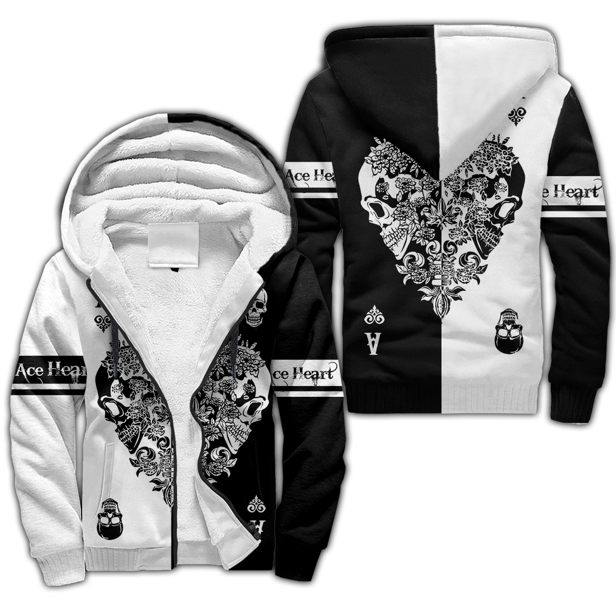 Ace Heart 3D All Over Printed Unisex Shirts