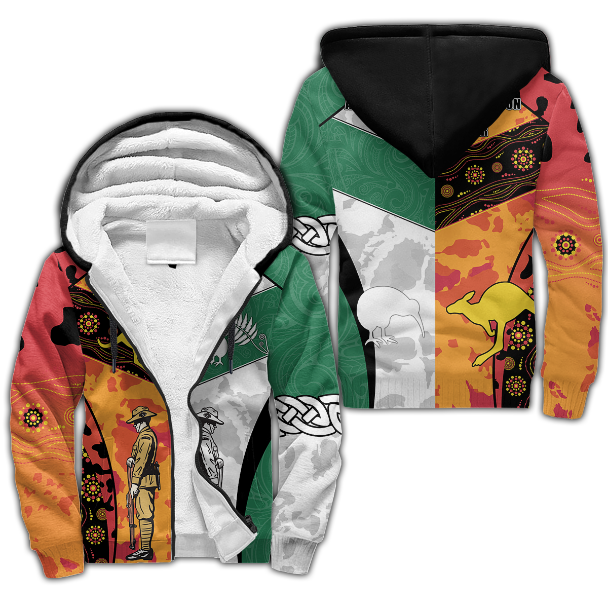 Custom Name Australia Aboriginal And New Zealand Maori 3D All Over Printed Unisex