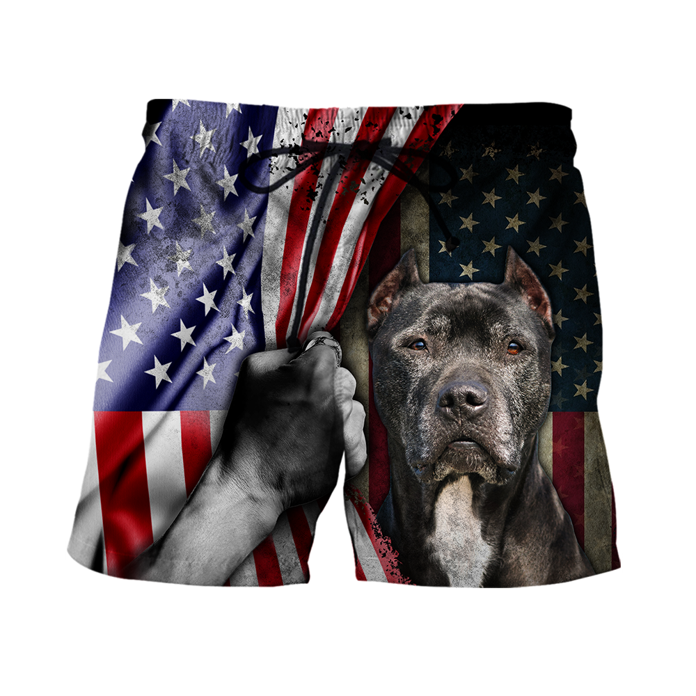 Premium Pit Bull Terrier American Flag Unisex Shirts TR0610201