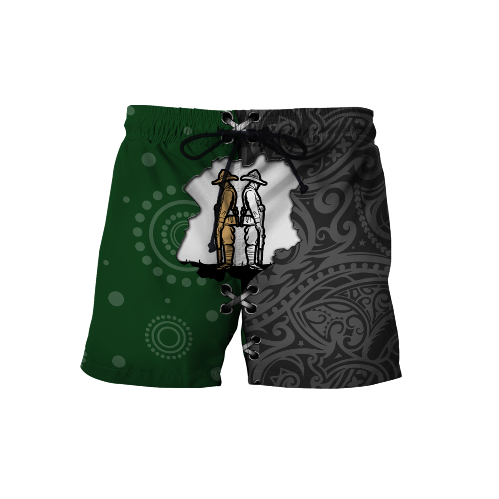 Remembrance Australia and Kiwi Soldier 3D print shirts