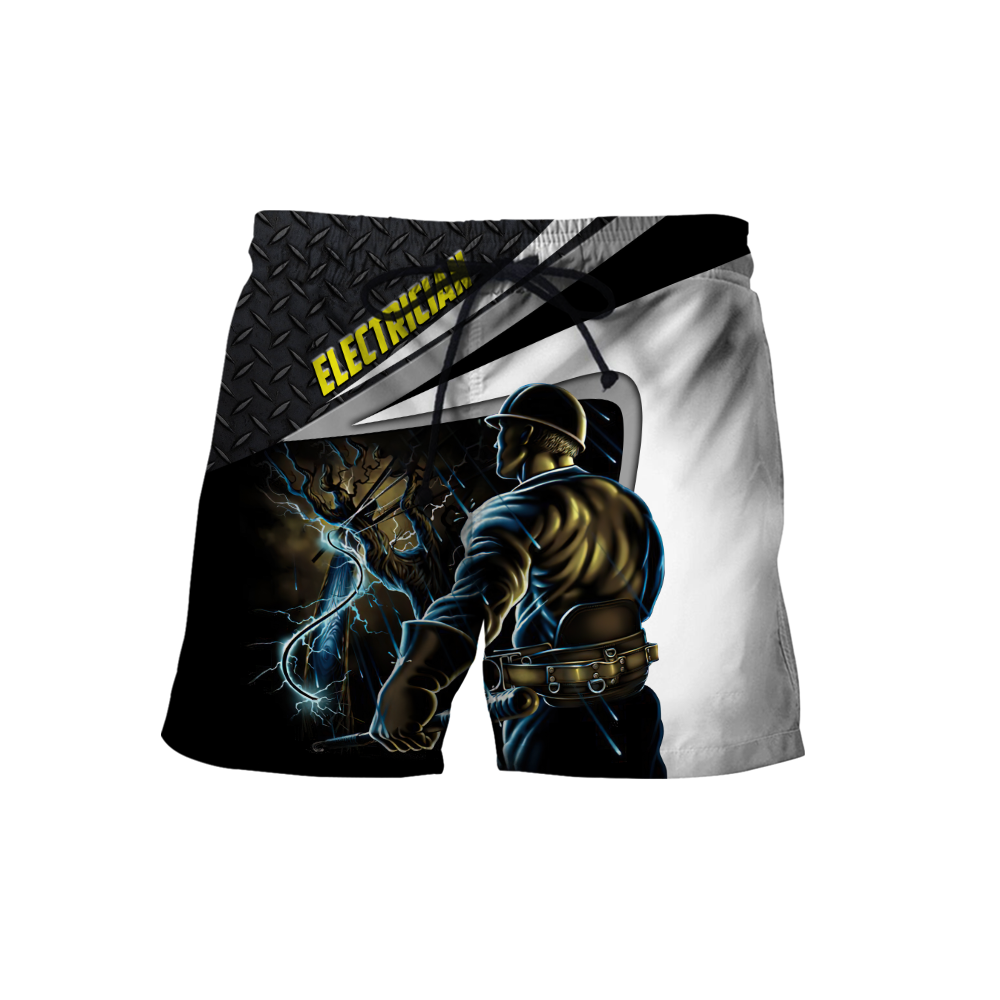 Premium Personalized 3D Printed Electrician Shirts MEI