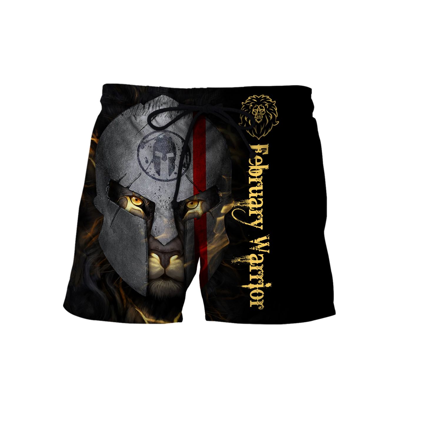 February Spartan Lion Warrior 3D All Over Printed Unisex Shirts