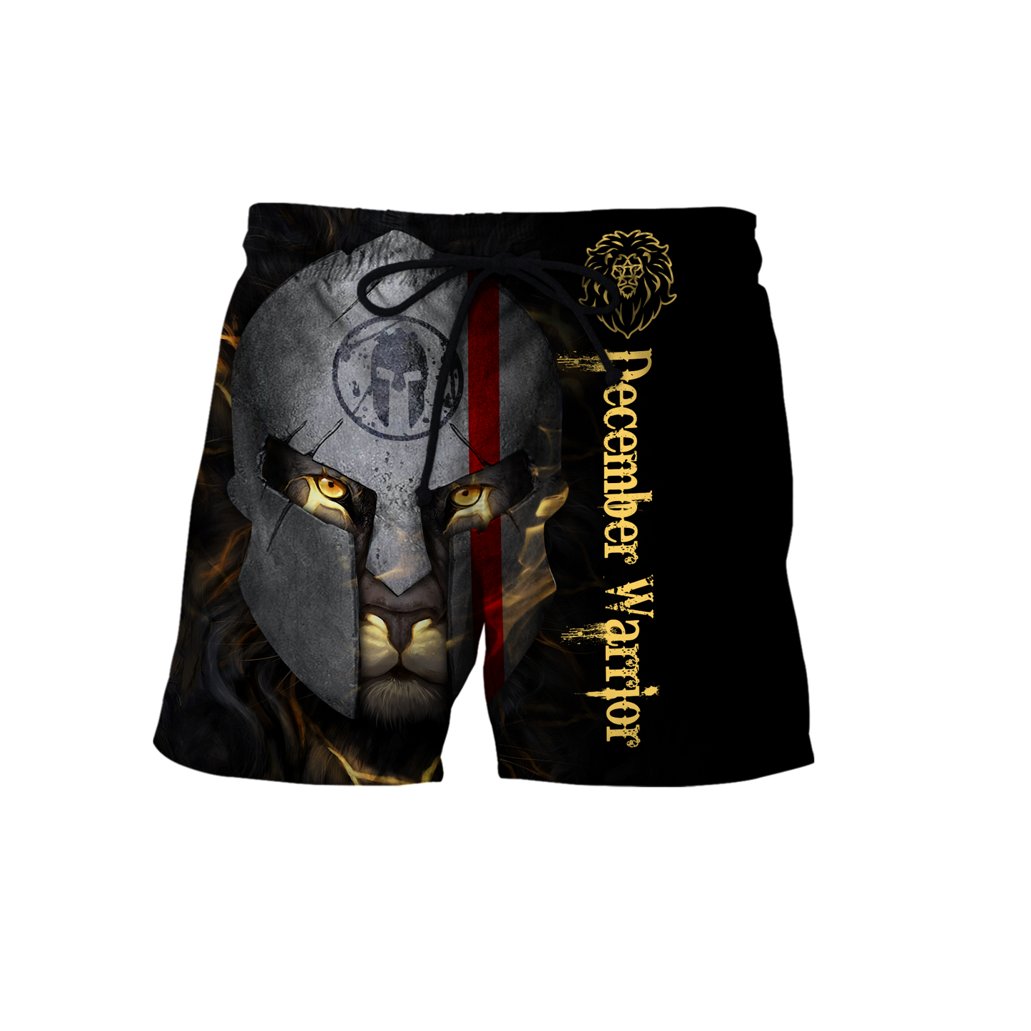 December Spartan Lion Warrior 3D All Over Printed Unisex Shirts