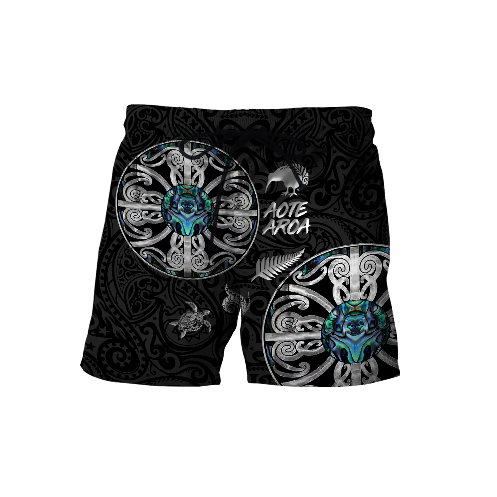 Aotearoa Maori manaia 3d all over printed shirt and short for man and women MH270620-Apparel-PL8386-Shorts-S-Vibe Cosy™