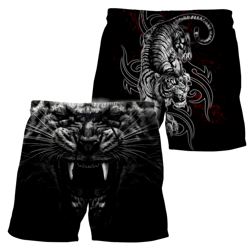 Tattoo White Tiger 3D All Over Printed Unisex Shirts