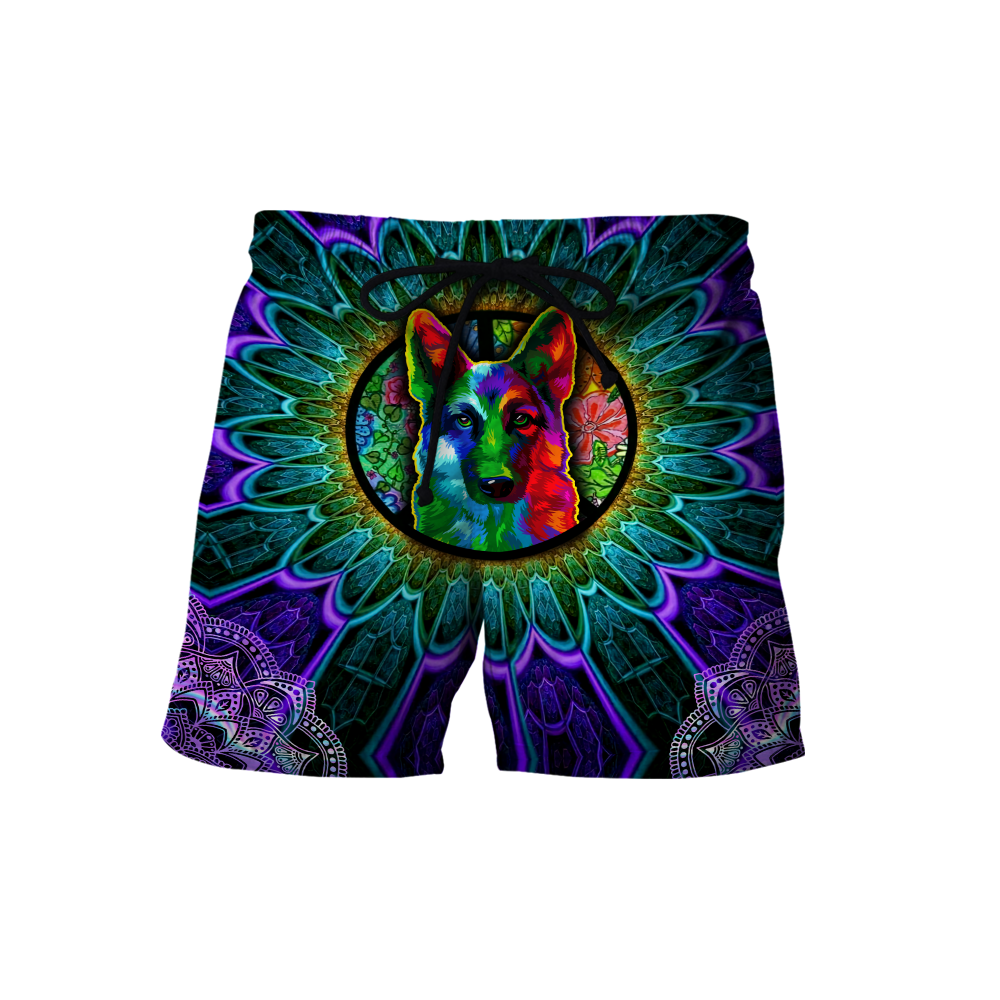 Psychedelic Hippie German Shepherd Unisex Shirts VP17102002