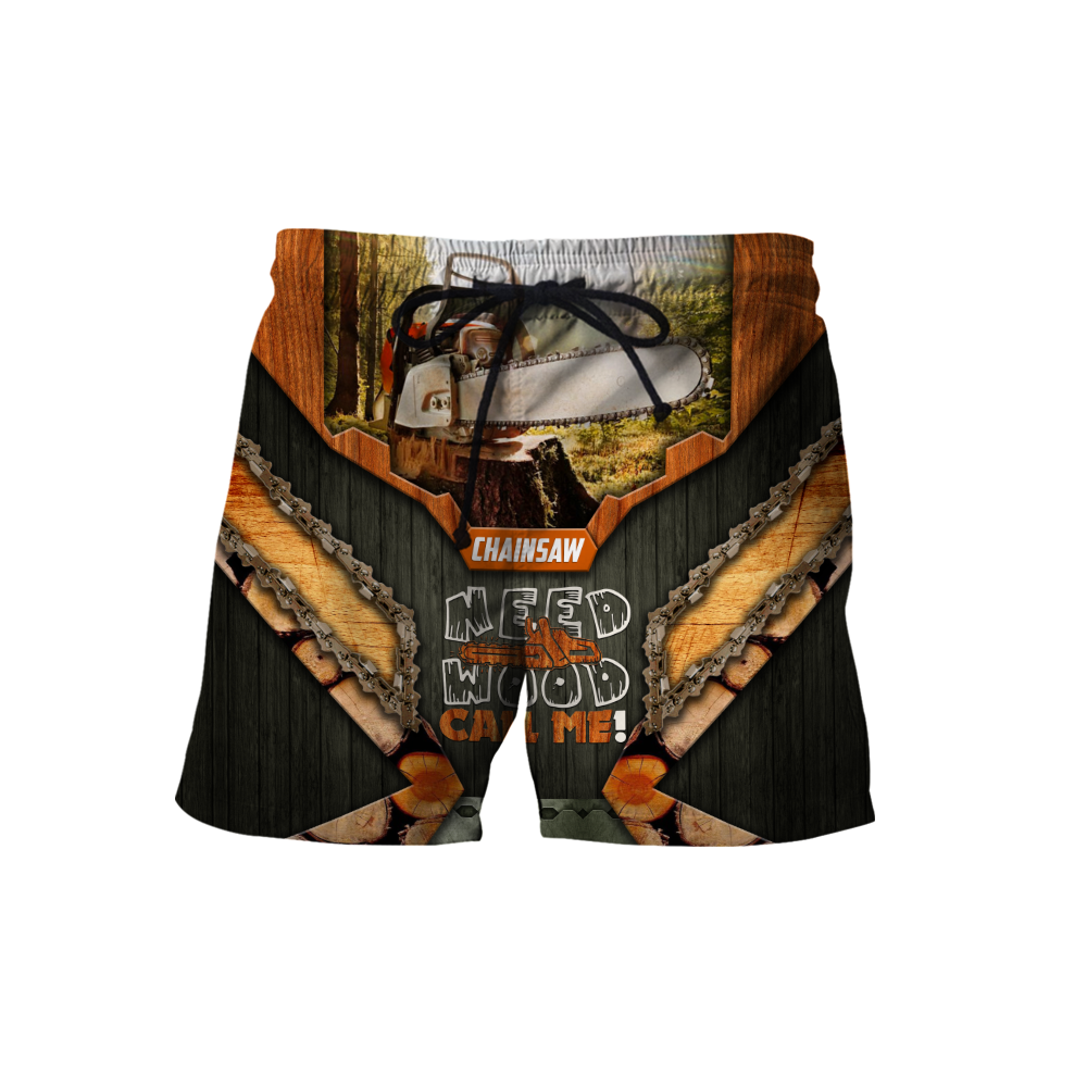 3D Chainsaw Need Wood Call Me Unisex Shirts TNA10262003