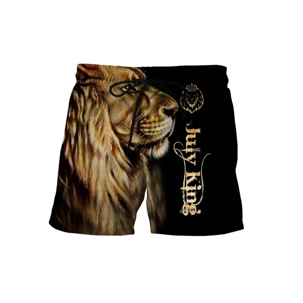 Custom Name July King Lion 3D All Over Printed Unisex Shirts