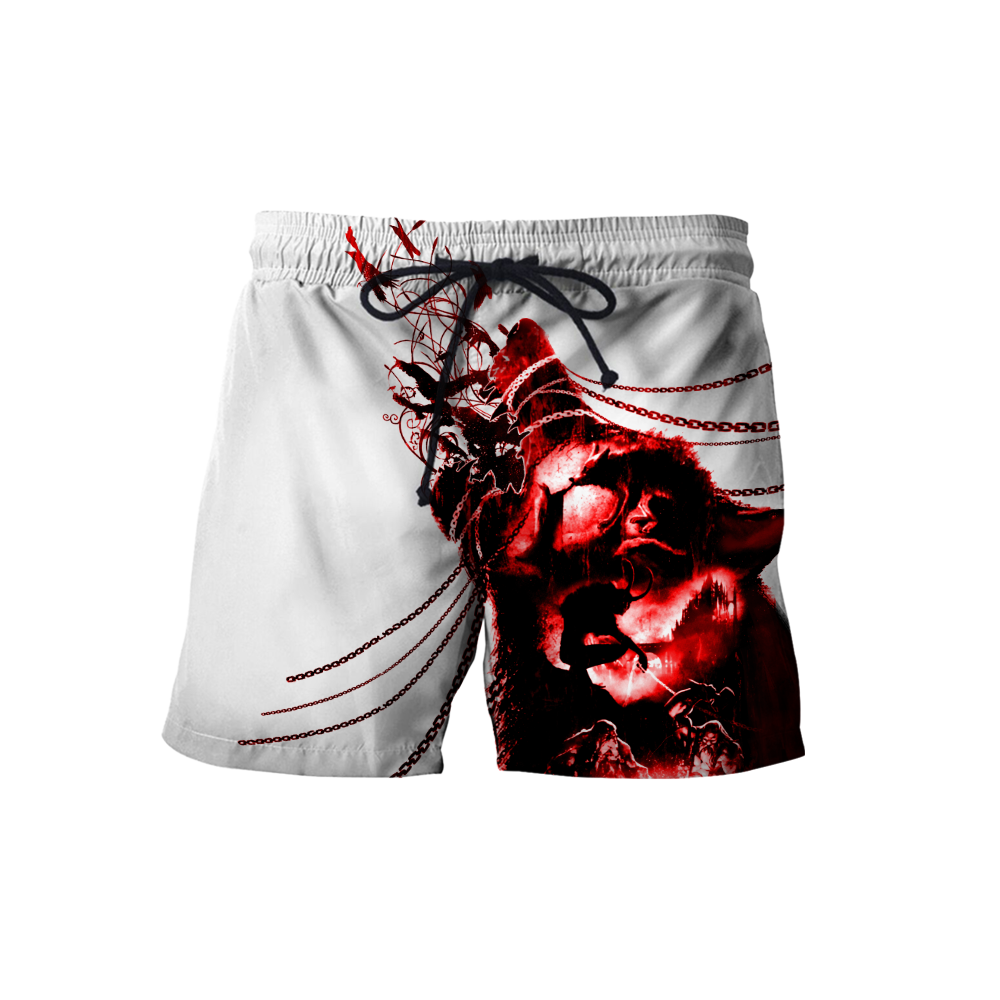 Over Printed Wolf Hoodie MH092920-MEI