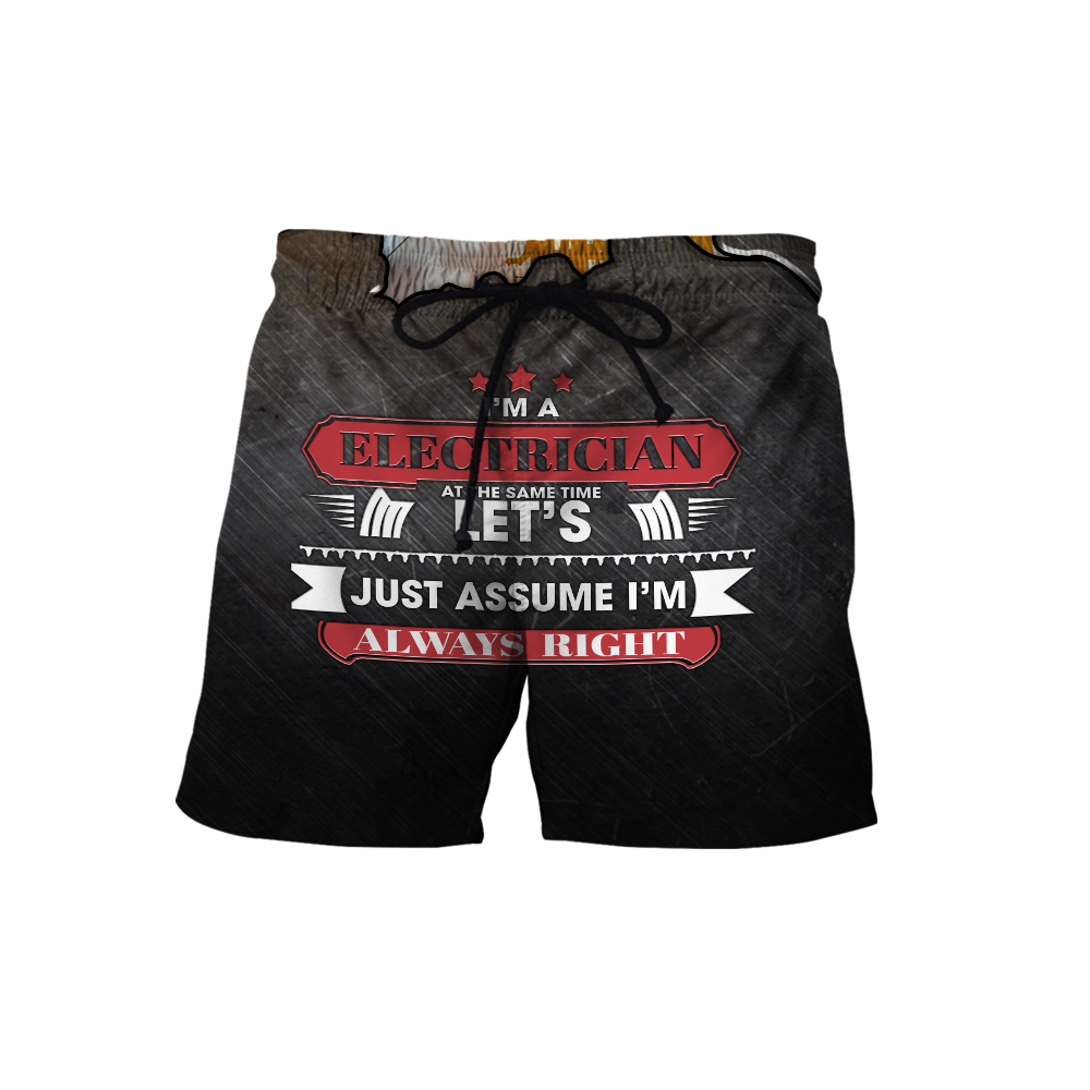 Premium Unisex All Over Printed Electrician Shirts MEI