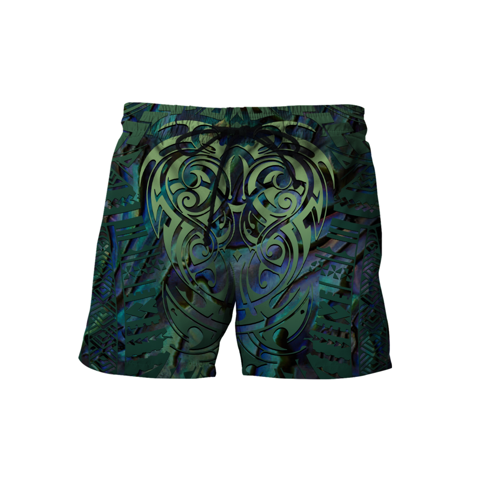 Aotearoa Maori New zealand 3d all over printed shirt and short for man and women-Apparel-PL8386-Shorts-S-Vibe Cosy™