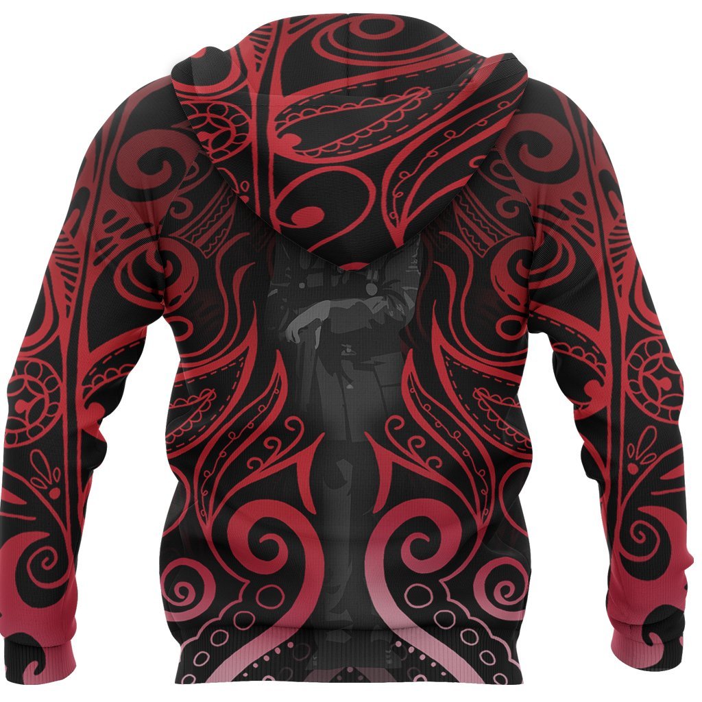 Anzac New Zealand Zip Hoodie, Light Silver Fern Full Zip Hoodie PL03032006 - Amaze Style™-Apparel
