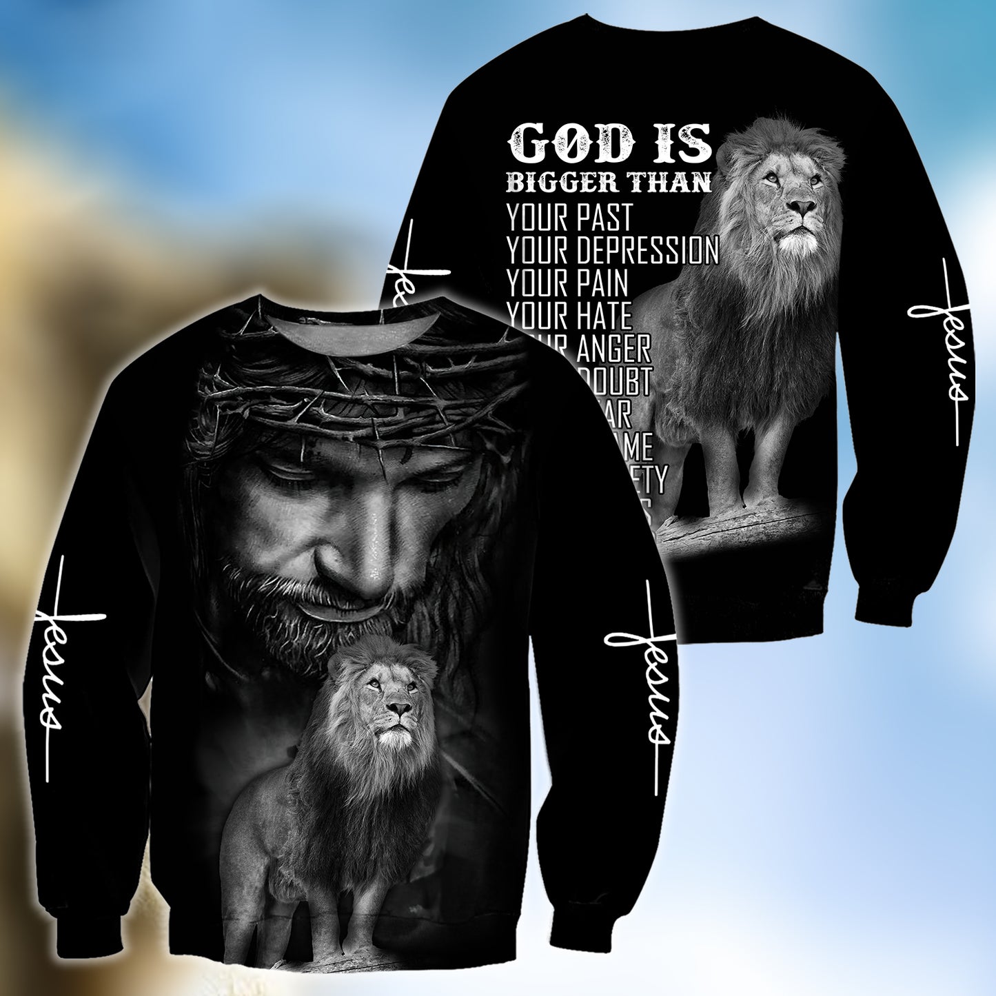 God Is My World Over Printed Unisex Shirts