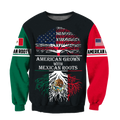 American Grown With Mexican Roots 3D All Over Printed Shirts For Men and Women QB06112003