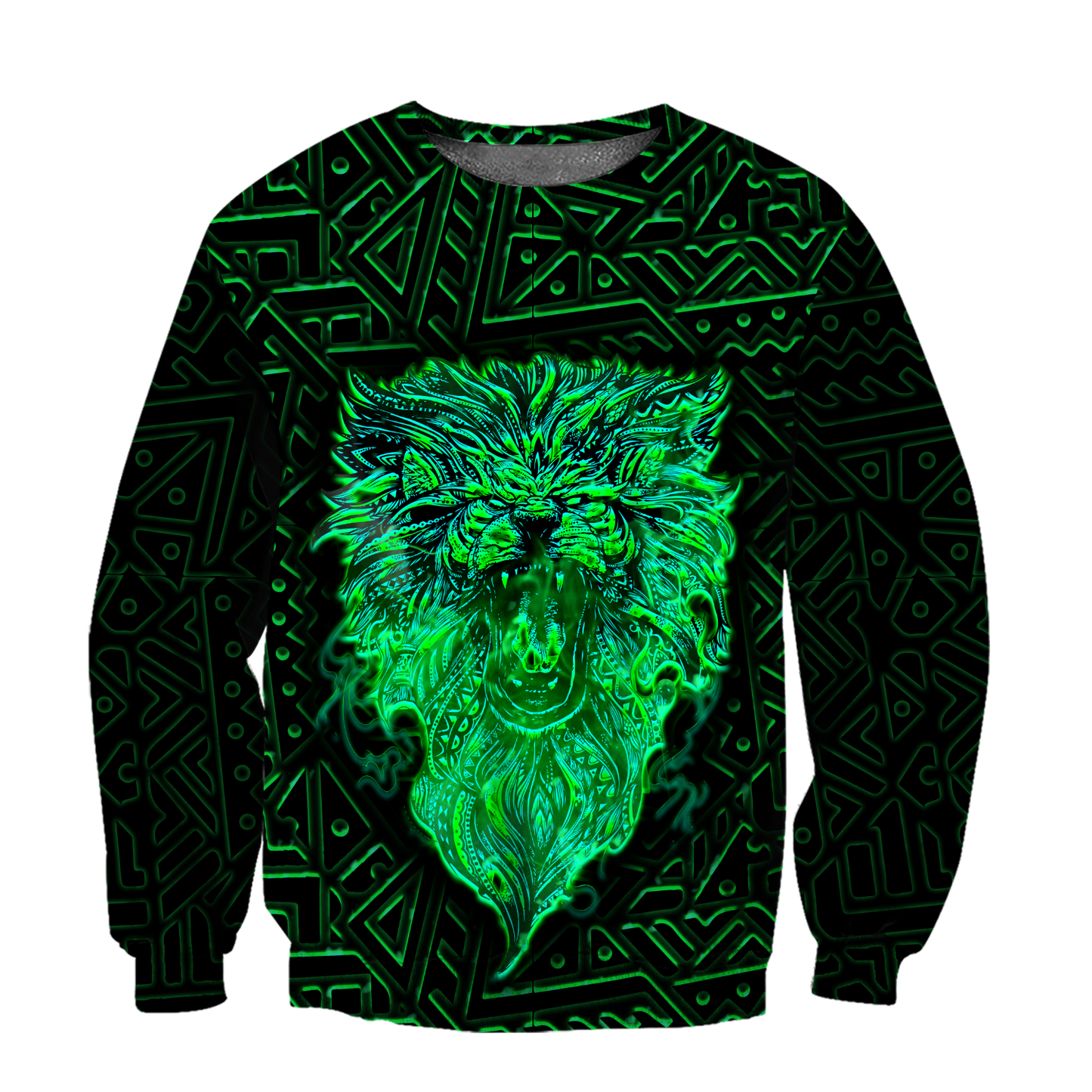 New zealand lion maori reggae 3d all over printed shirt and short for man and women-Apparel-PL8386-Sweatshirt-S-Vibe Cosy™
