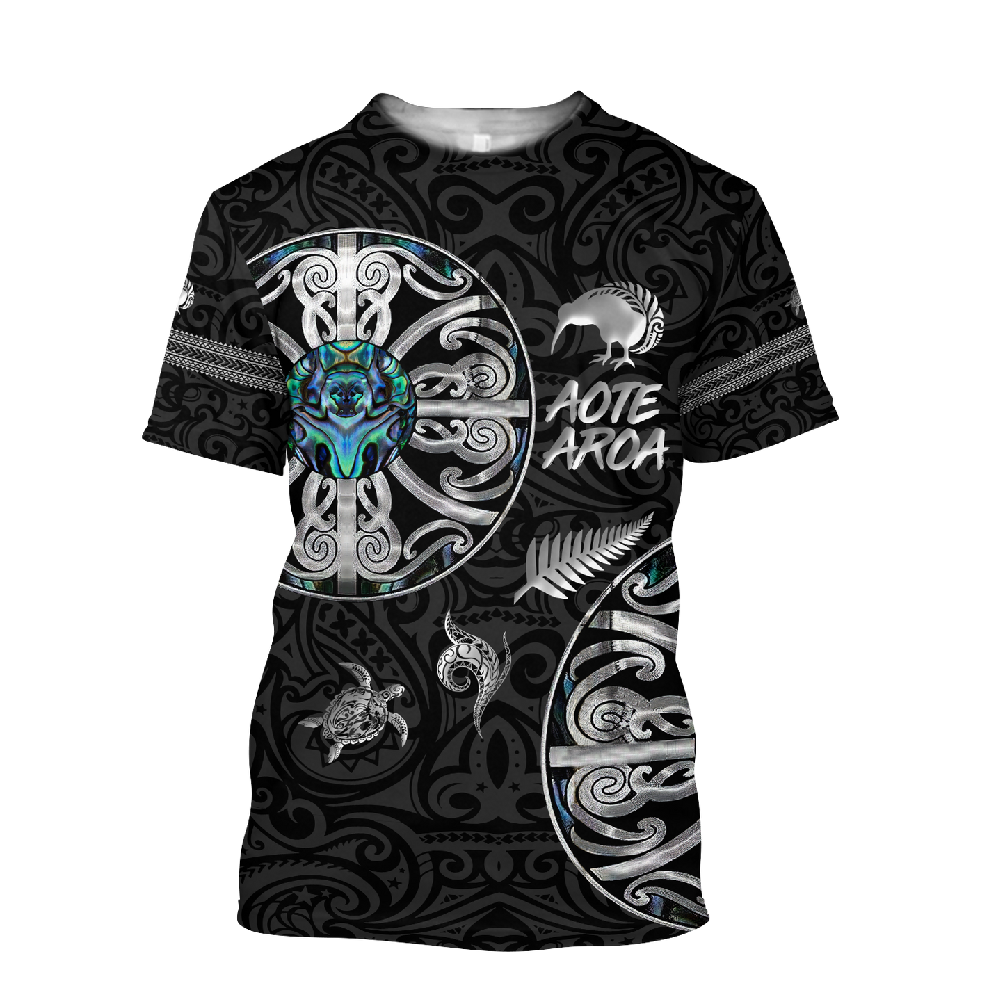 Aotearoa Maori manaia 3d all over printed shirt and short for man and women MH270620-Apparel-PL8386-T-shirt-S-Vibe Cosy™