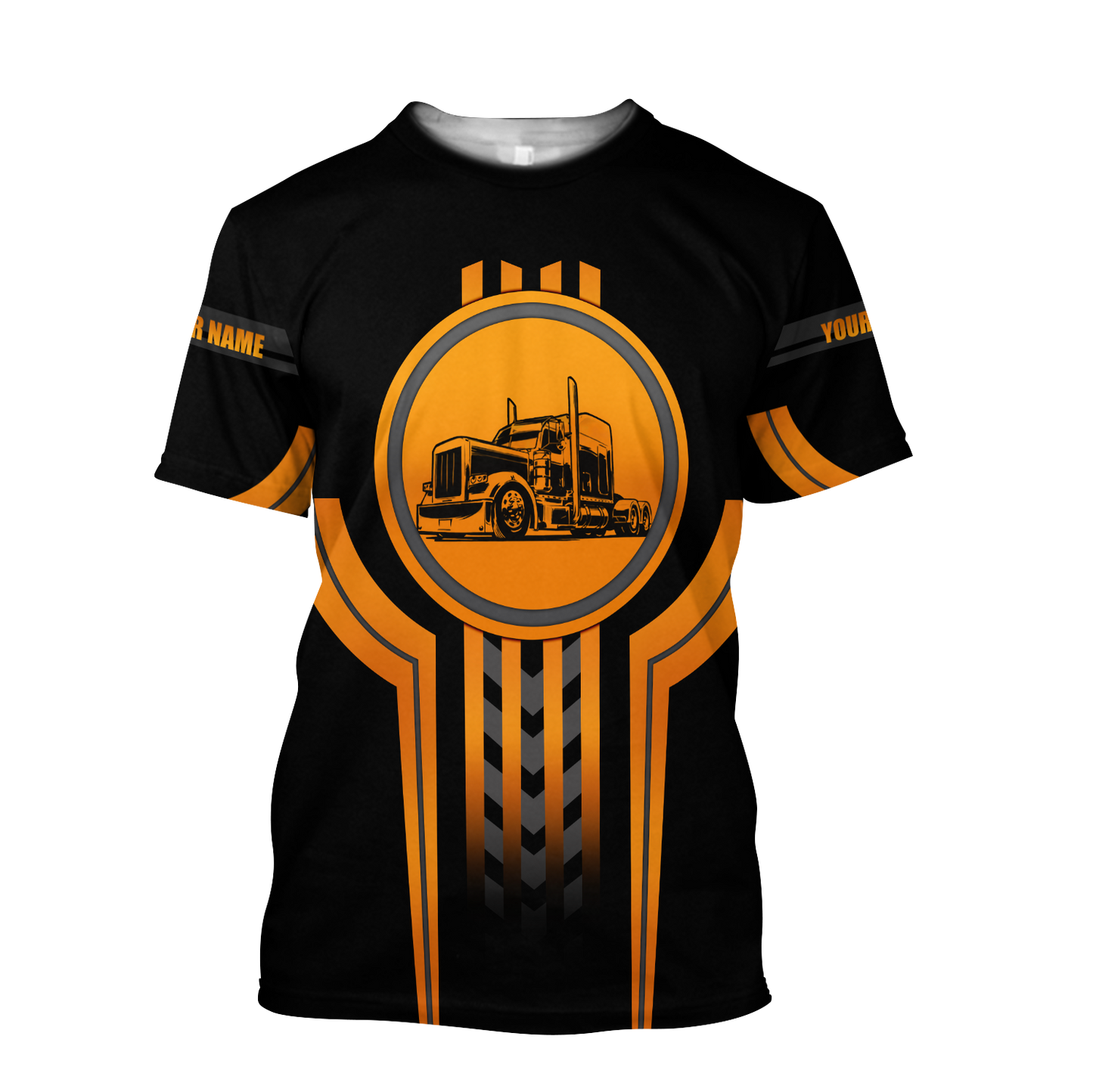 3D Trucker Oreange Unisex Shirts HVT29102002