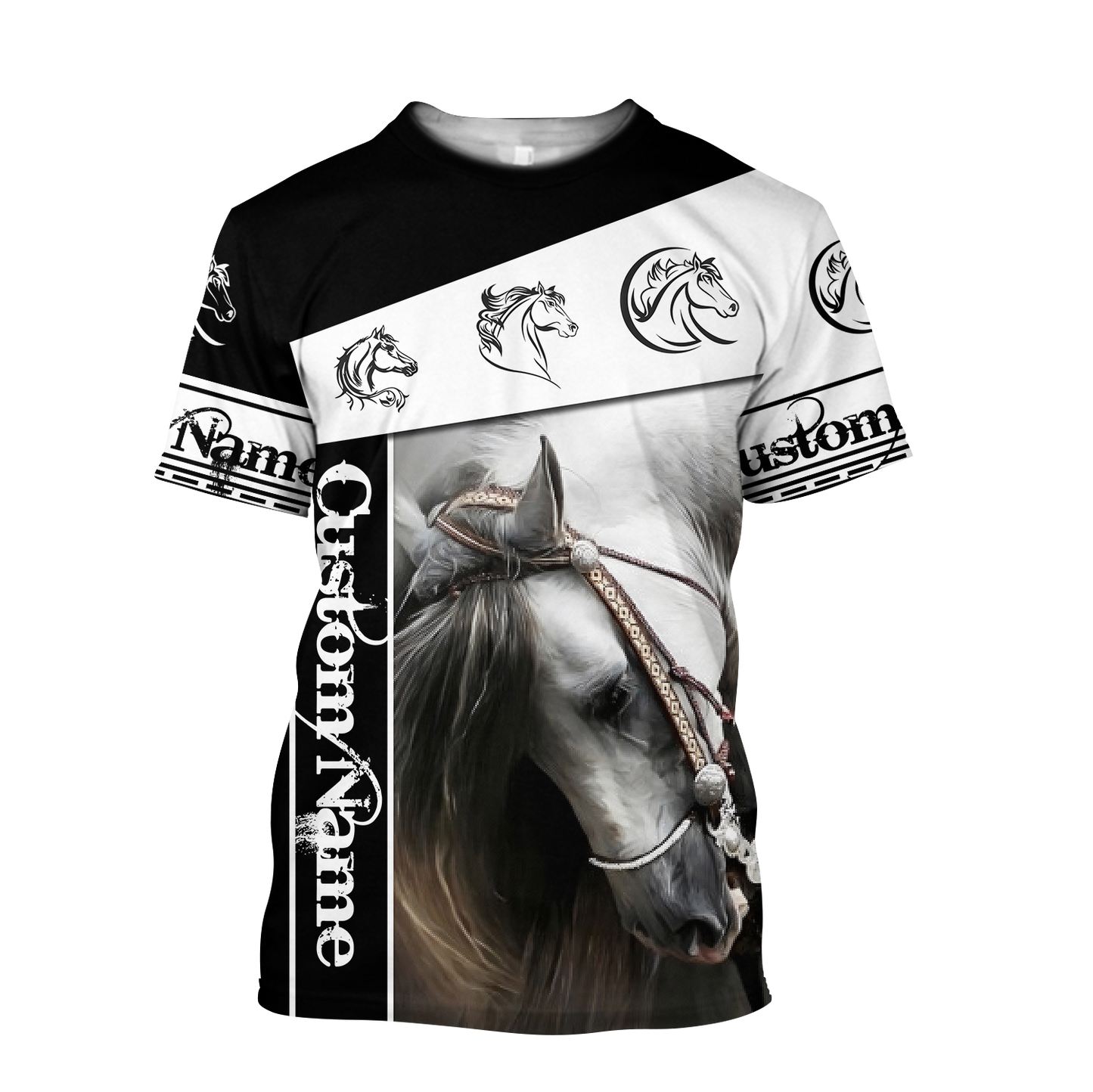Horse Custom Name 3D All Over Printed Shirts For Men and Women TA09282002