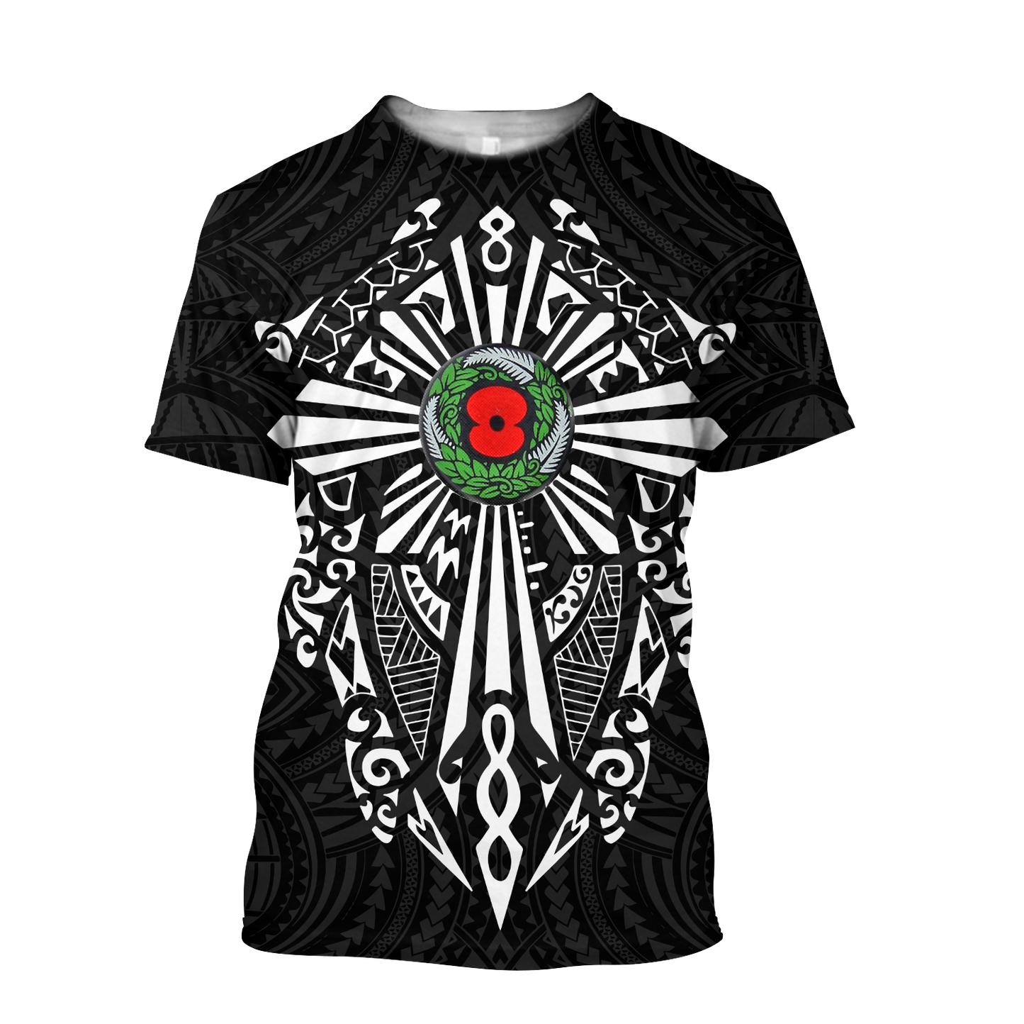 New zealand anzac, lest we forget maori cross tattoo 3d all over printed shirt and short for man and women MH3006201-Apparel-PL8386-T-shirt-S-Vibe Cosy™