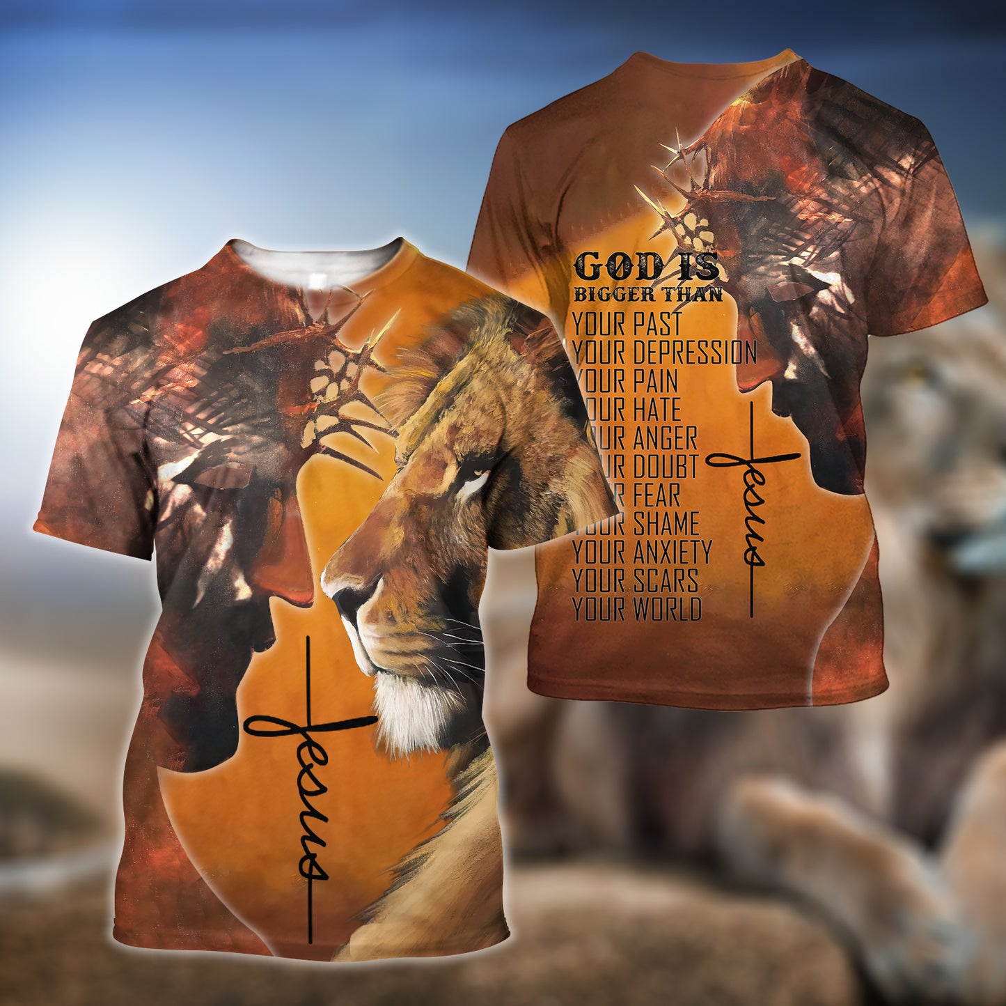 Jesus is My Everything 3D All Over Printed Unisex Shirts