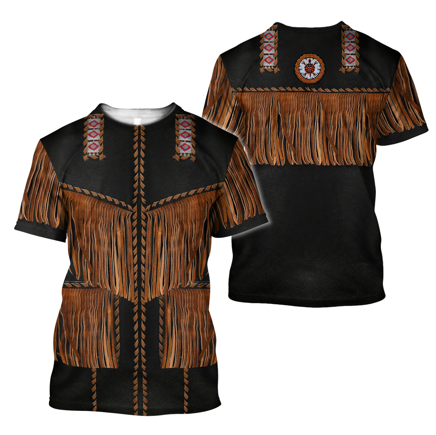 Native Cowboy Jacket No2 Cosplay 3D Over Printed Unisex Deluxe Hoodie ML