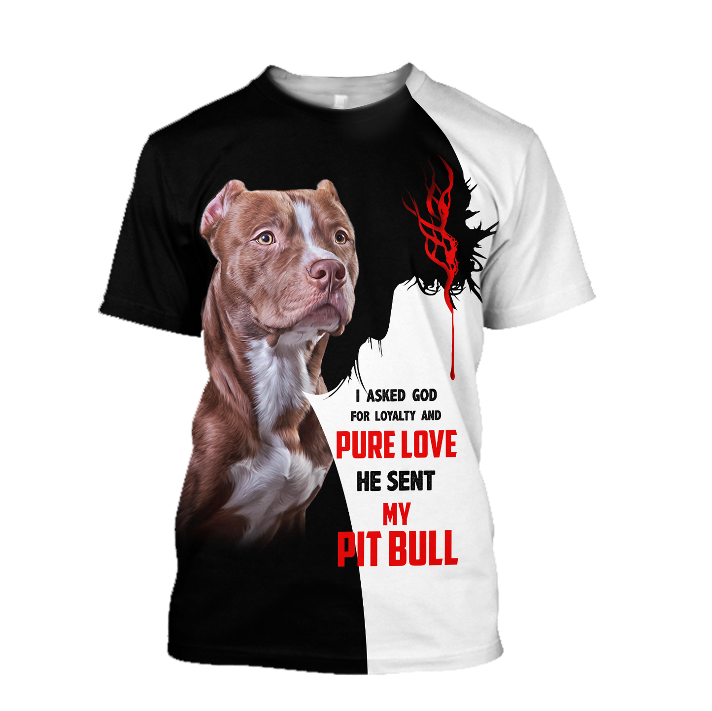 Premium God Sent Me My Pit Bull Unisex Shirts