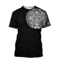 Aztec Mayan Tatoo 3D All Over Printed Shirts For Men and Women DQB07102008S-Apparel-TA-T-Shirts-S-Vibe Cosy™