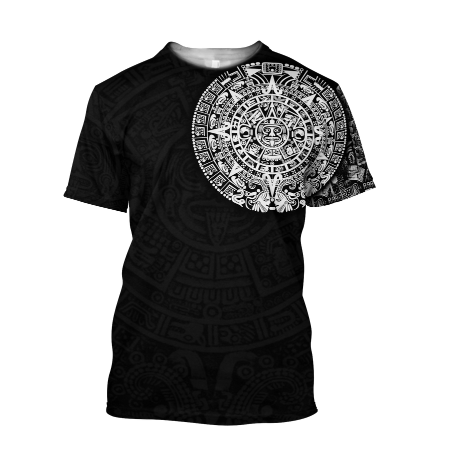 Aztec Mayan Tatoo 3D All Over Printed Shirts For Men and Women DQB07102008S-Apparel-TA-Hoodie-S-Vibe Cosy™
