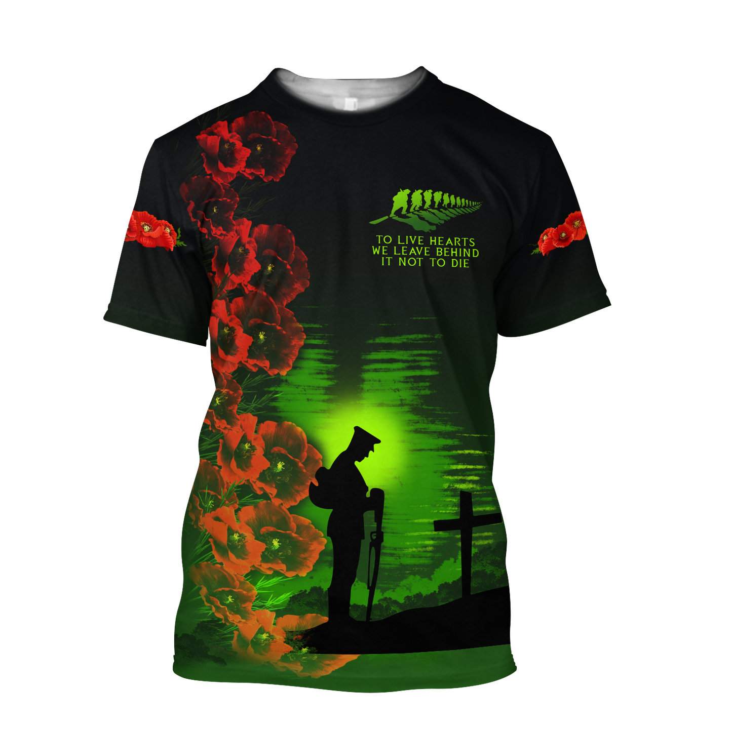 The salute to heroes 3d all over printed shirt and short for man and women-Apparel-PL8386-T-shirt-S-Vibe Cosy™