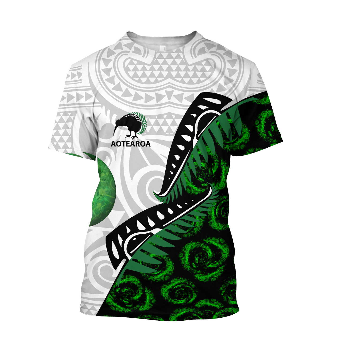 Maori pounamu jade 3d all over printed shirt and short for man and women-Apparel-PL8386-T-shirt-S-Vibe Cosy™