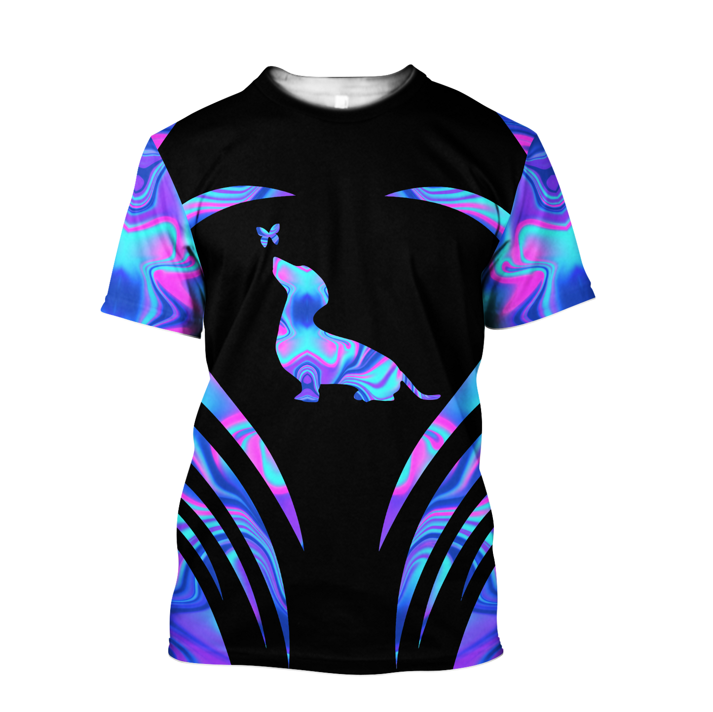 Premium Dachshund Dog America Hologram Unisex Shirts DL20302004