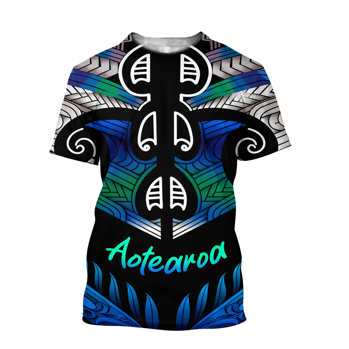 Aoteatoa New Zealand Maori 3d all over printed shirt and short for man and women-Apparel-PL8386-T-shirt-S-Vibe Cosy™