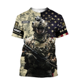 Army Customize Name 3D All Over Printed Shirts MH18112005