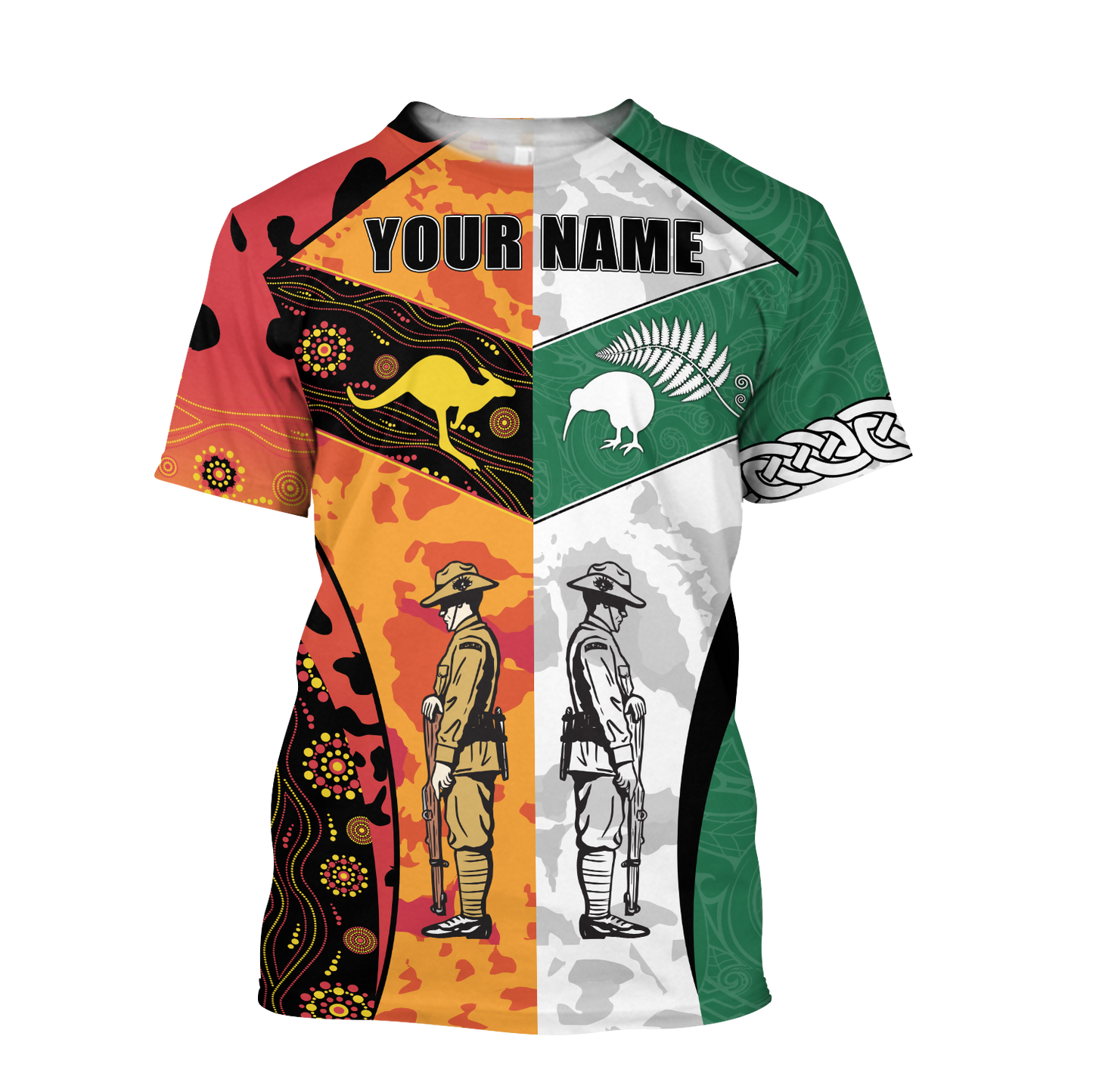 Custom Name Australia Aboriginal And New Zealand Maori 3D All Over Printed Unisex