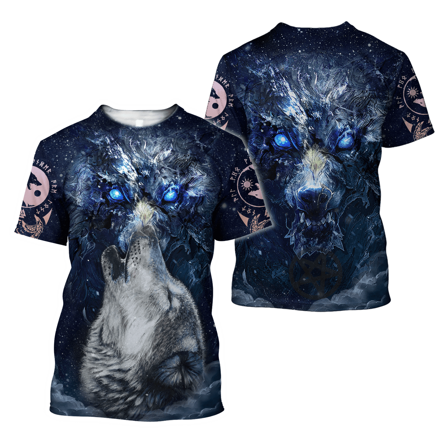 Wolf 3D All Over Printed Unisex Shirts