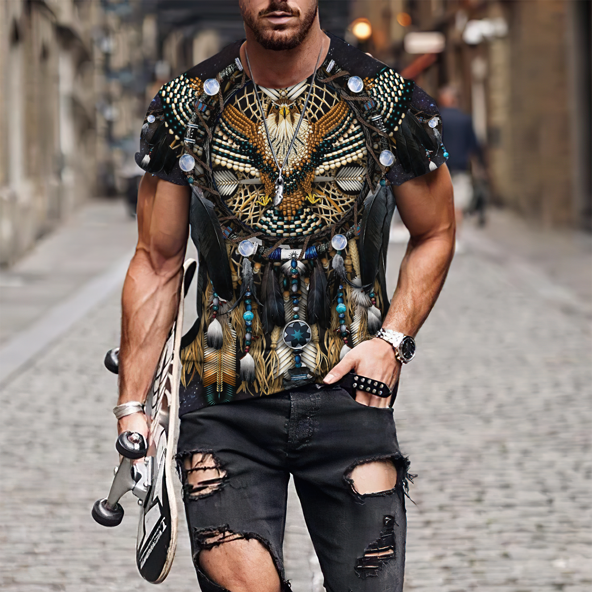 Native American 3D All Over Printed Unisex Shirts