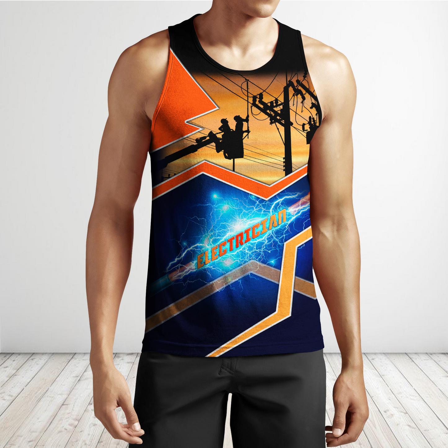 Premium Unisex All Over Printed Electrician Shirts MEI