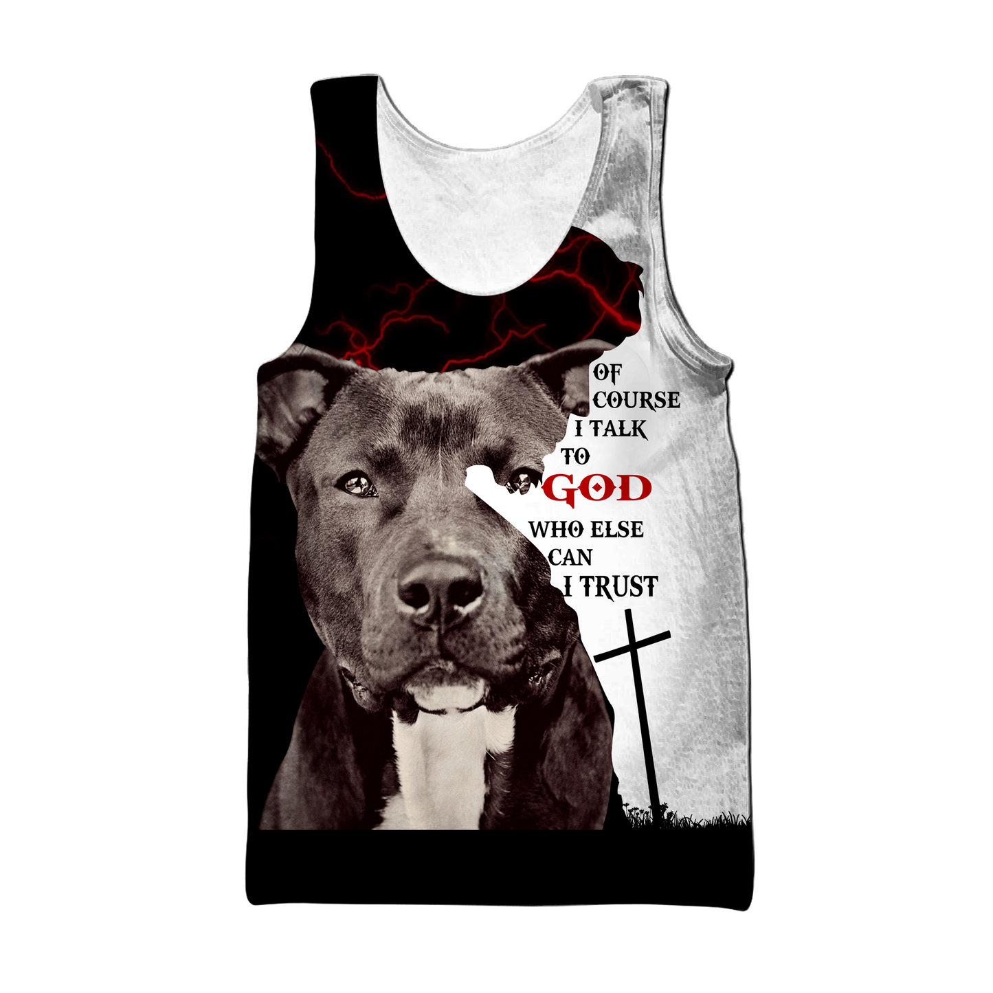 Pit Bull Terier Of Course I Talk To God Unisex Shirts Pi07102001