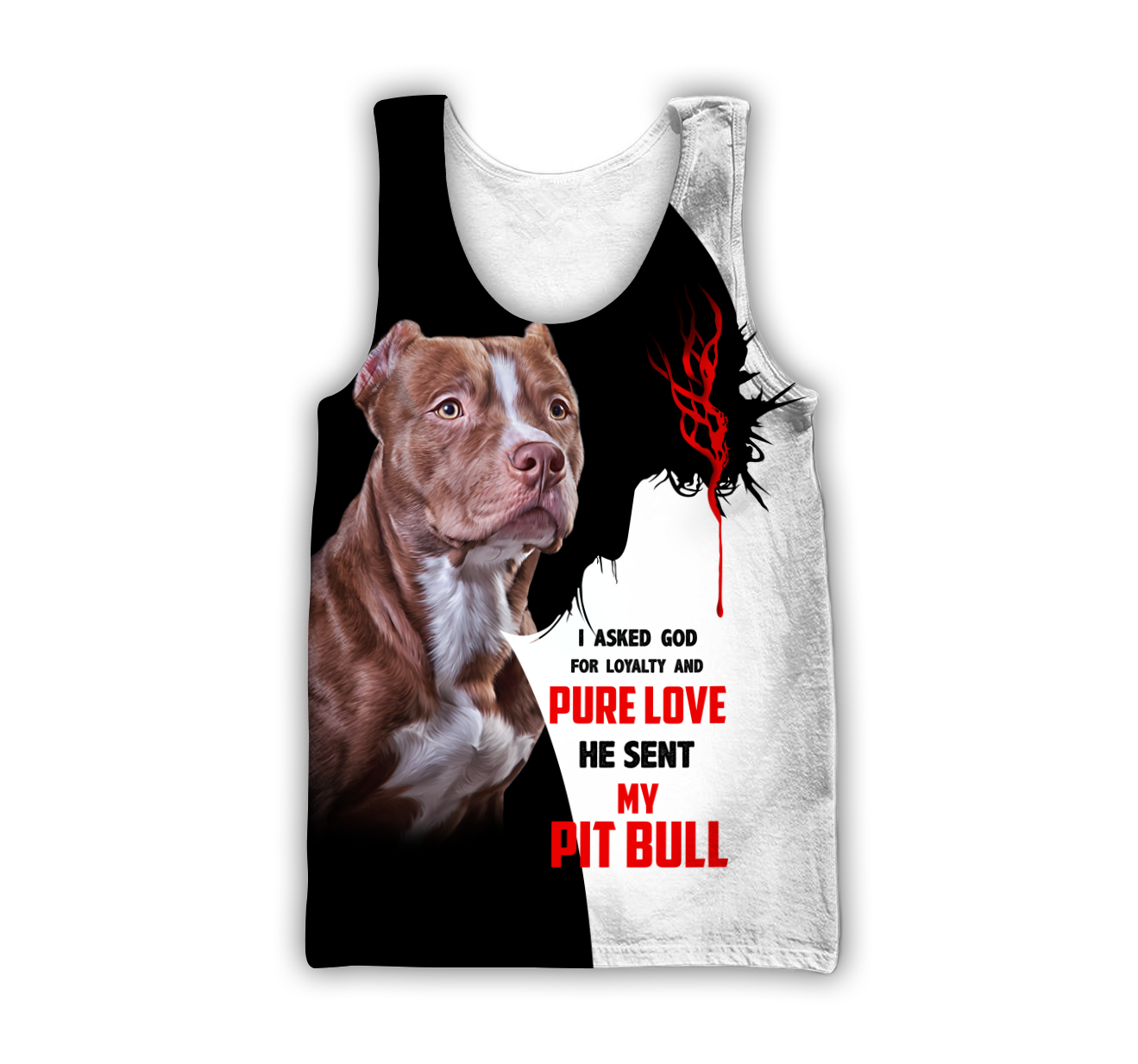 Premium God Sent Me My Pit Bull Unisex Shirts