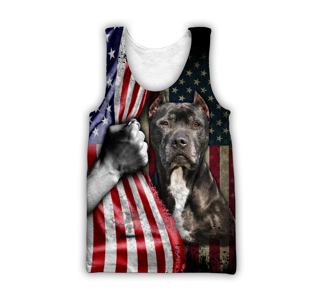 Premium Pit Bull Terrier American Flag Unisex Shirts TR0610201