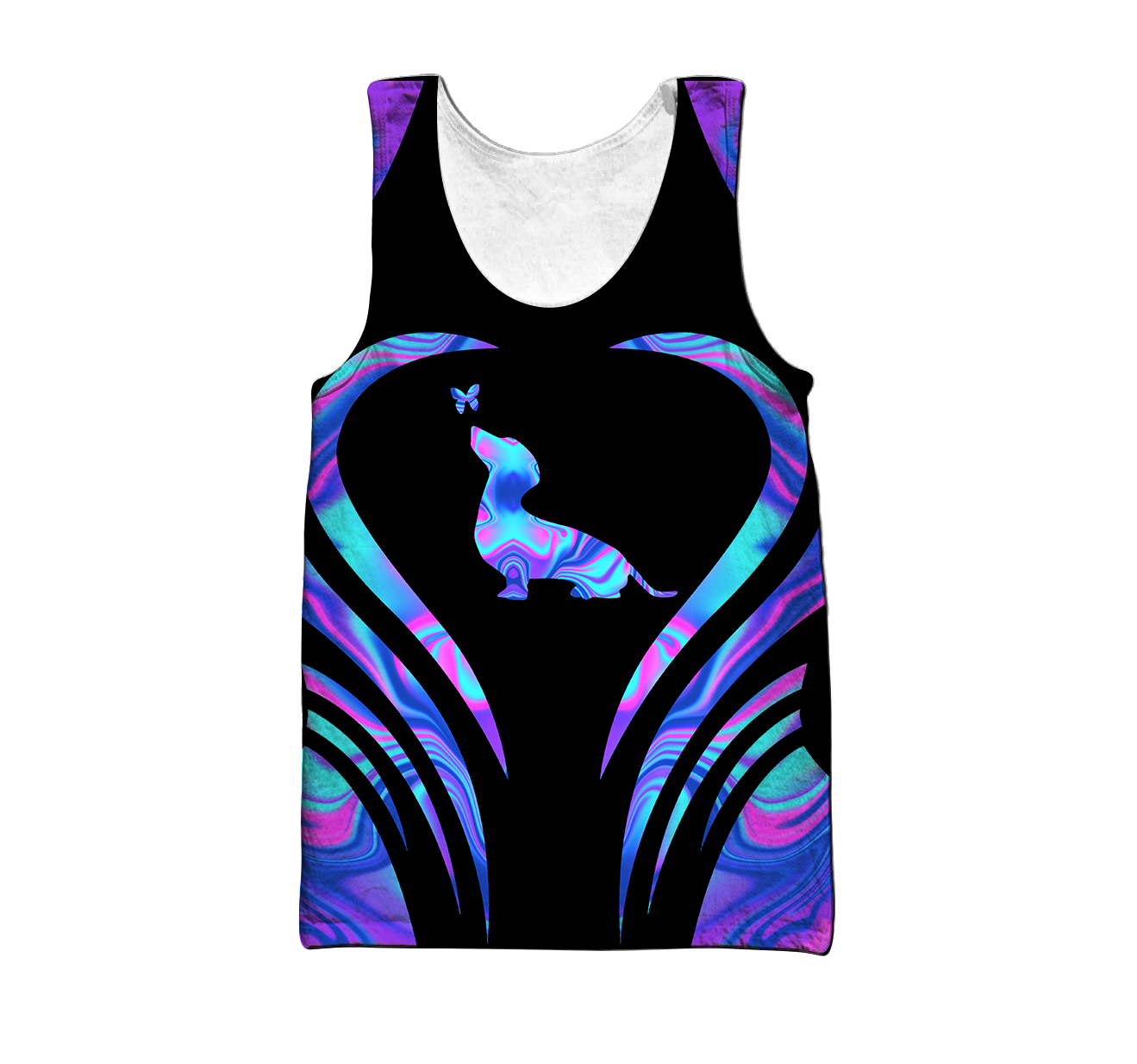 Premium Dachshund Dog America Hologram Unisex Shirts DL20302004
