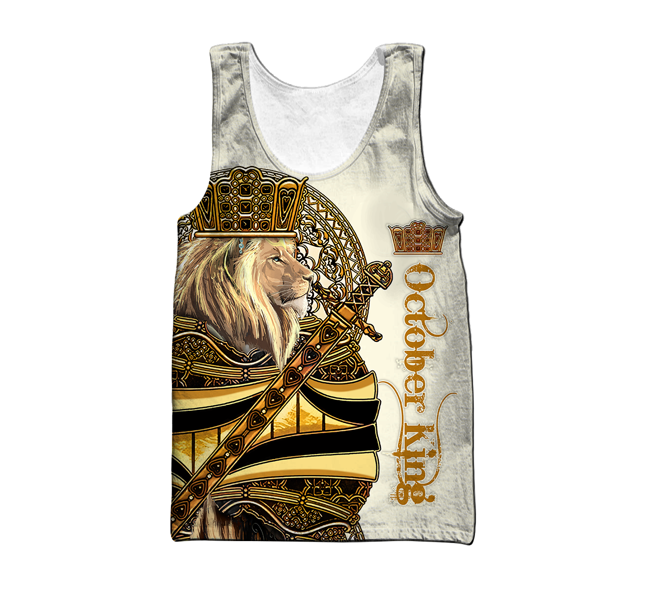 Custom Name October King 3D All Over Printed Unisex Shirts