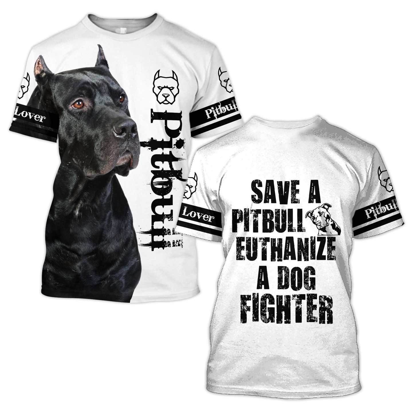 Save the Pit Bull Terrier Unisex Shirts Pi09102002