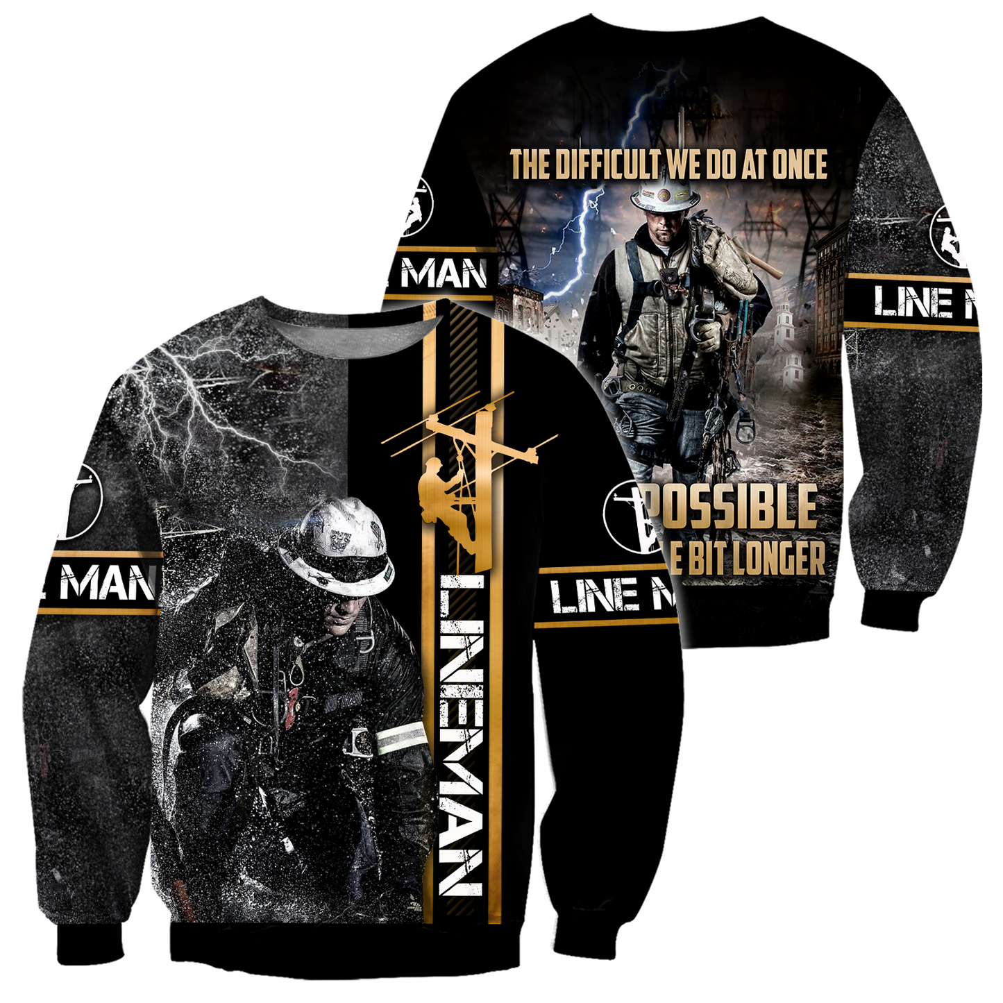 Premium Lineman All Over Printed Shirts For Men And Women MEI
