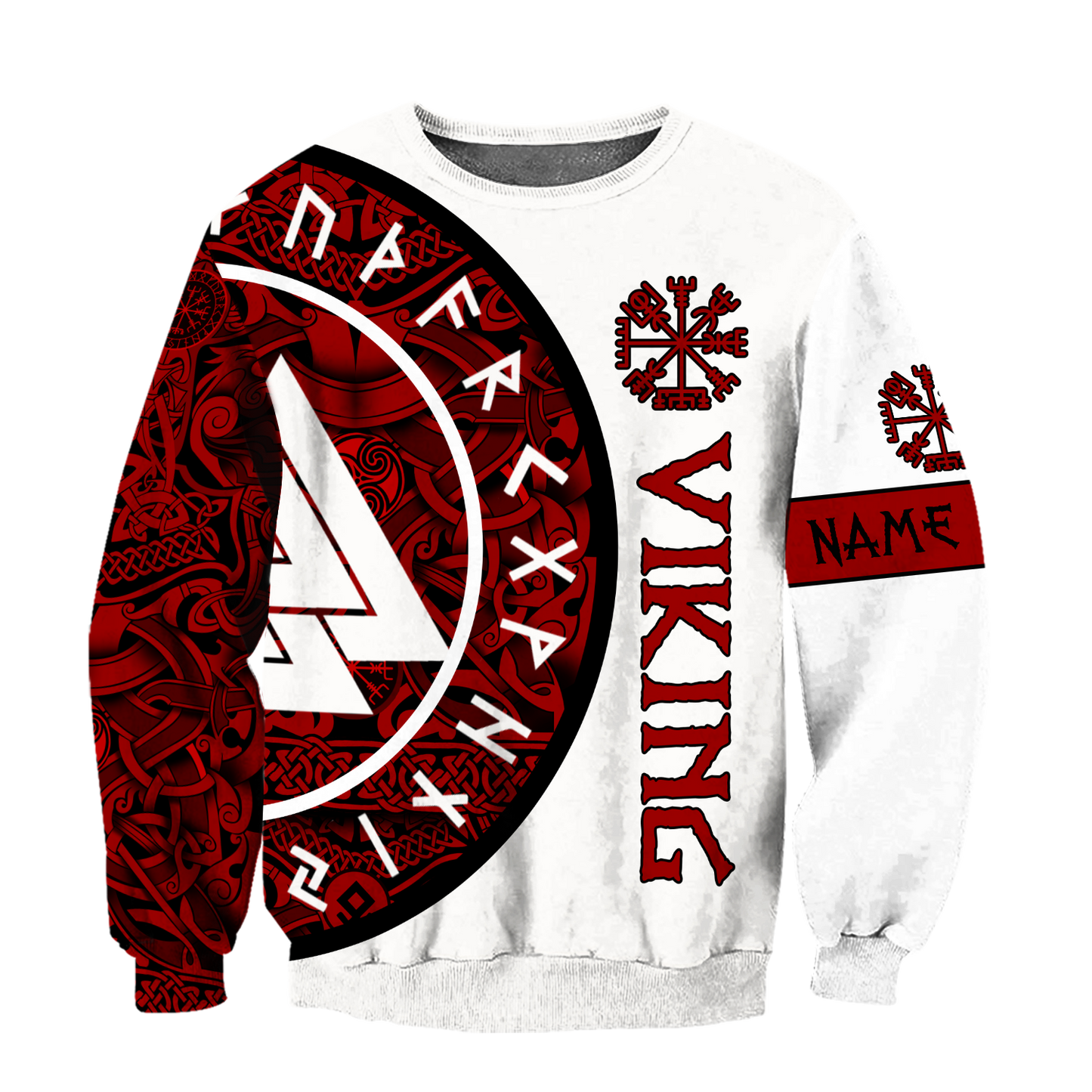 Customized Name Viking 3D All Over Printed Unisex Shirts