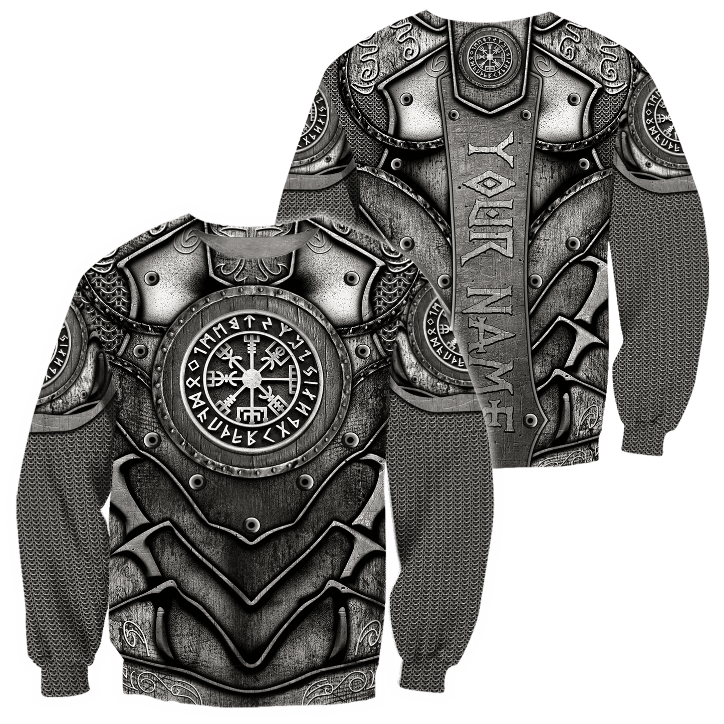 Customized Name Viking 3D All Over Printed Unisex Shirts
