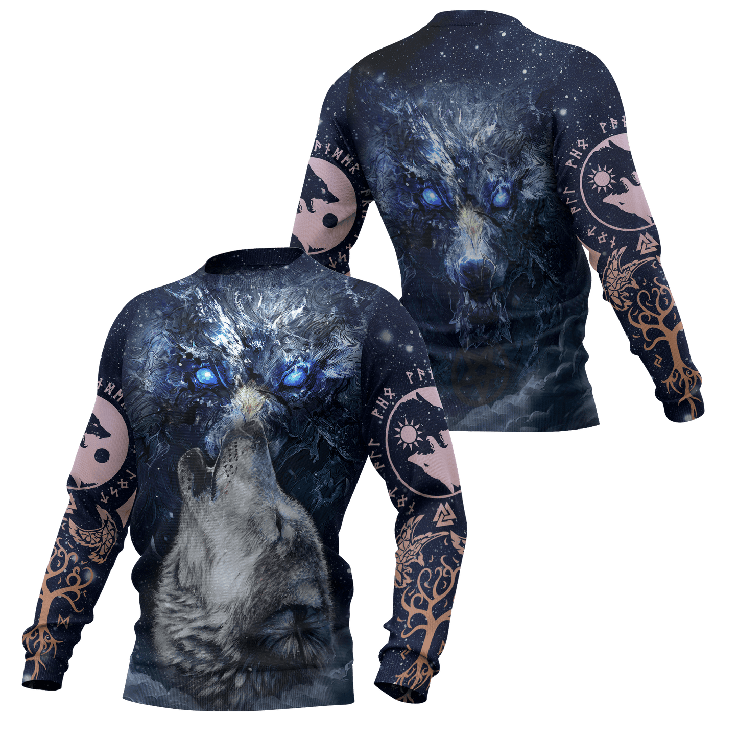 Wolf 3D All Over Printed Unisex Shirts