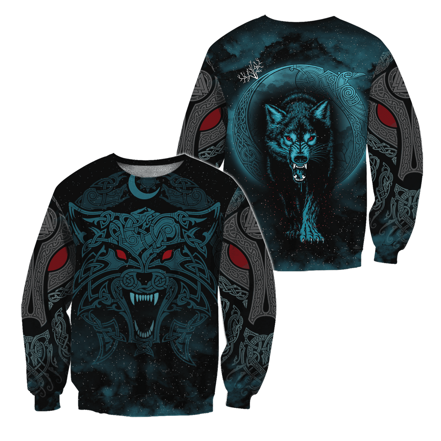 Wolf Viking 3D All Over Printed Unisex Shirts