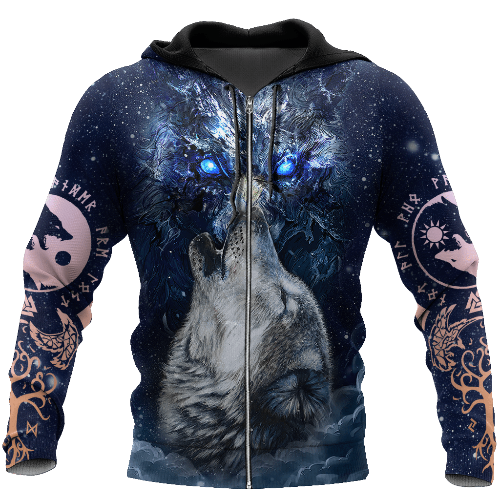 Wolf 3D All Over Printed Unisex Shirts
