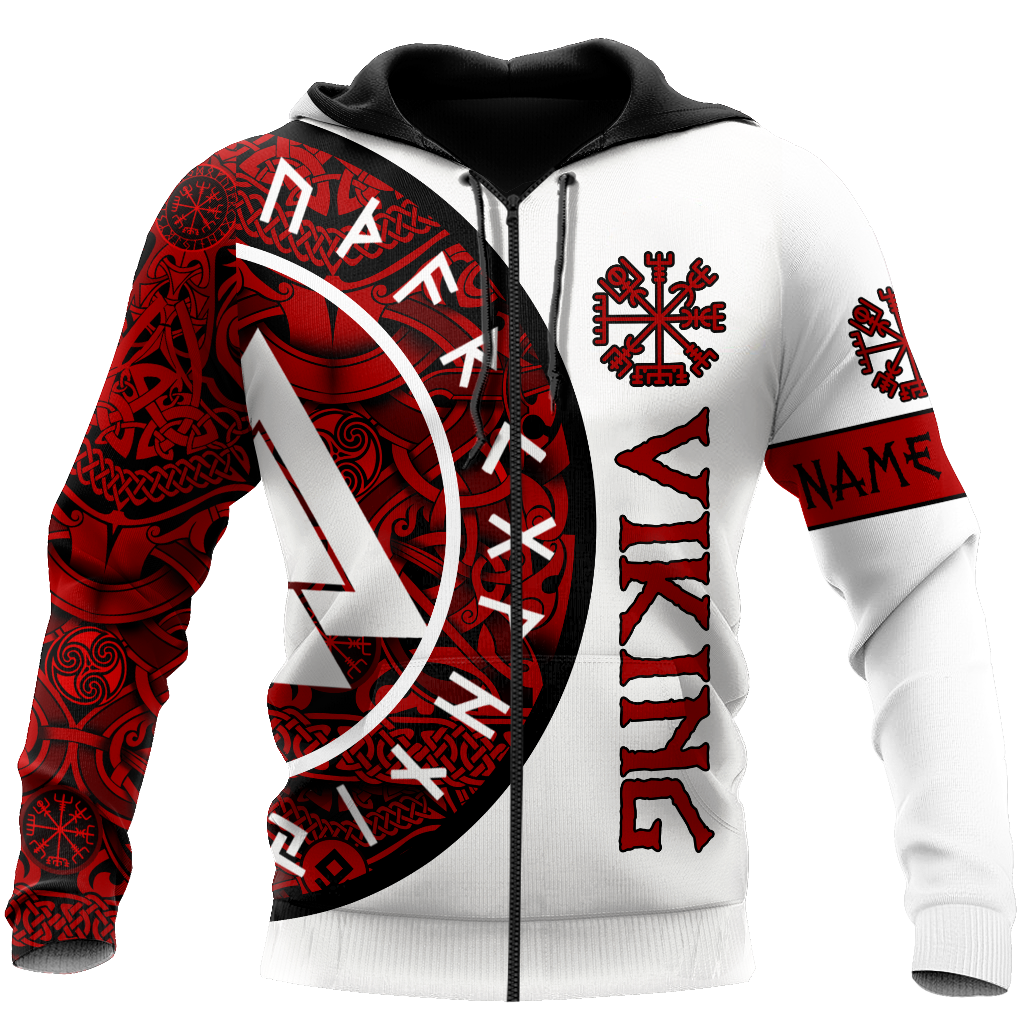 Customized Name Viking 3D All Over Printed Unisex Shirts